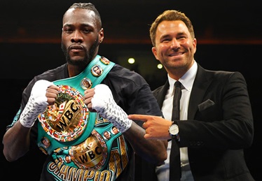 Wilder: "Mi  gioco la carriera  sabato". Hearn: "E' in gran forma!"