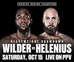 Wilder vs Helenius 15 oct