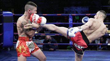 aaaaaaaAAAAAA Cecchetti colpisce Silviu Vitez al PalaMeda