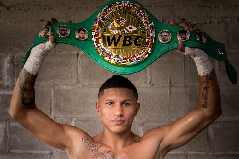 berchel campione Wbc con cinta