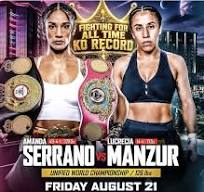 Amanda Serrano to Defend Titles Against Lucrecia Manzur on August 21
